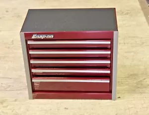Snap-On ™ New Gloss Cranberry Miniature Bottom Tool Box Base Cabinet Mini LOGO - Picture 1 of 3