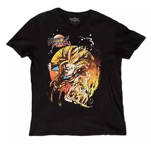 Dragon Ball Z Goku Fighter Z DBZ Black L Men Graphic T Shirt Tee Large Cotton - Picture 1 of 5