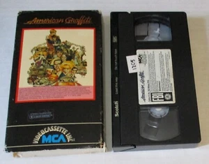 American Graffiti VHS Video Tape 1980 MCA Rainbow First Edition George Lucas - Picture 1 of 8
