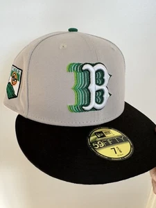 NEW ERA 59FIFTY BOSTON RED SOX FITTED HAT SIZE 7 5/8 - Picture 1 of 5