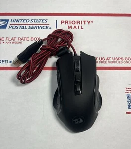 Red Dragon Griffin M607 Wired USB RGB LED 7200 DPI Gaming Mouse - SAME DAY SHIP - Picture 1 of 4