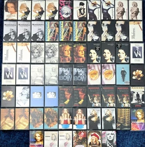 MADONNA UK CASSETTE SINGLE (ALL DIFFERENT VARIATIONS) 1989-2002 - Picture 1 of 225
