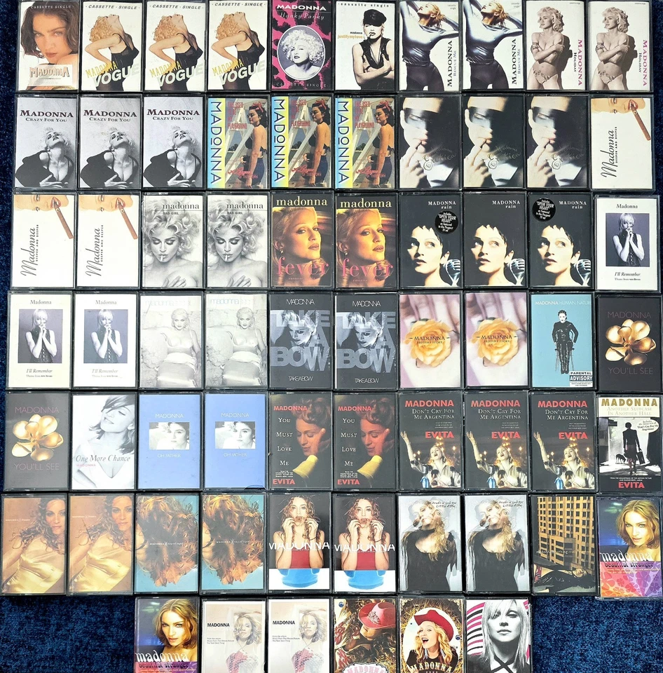 MADONNA UK CASSETTE SINGLE (ALL DIFFERENT VARIATIONS) 1989-2002 - Image 1 of 1