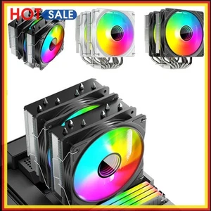 DT600 Silent CPU Radiator 6 Heat Pipes DC 12V for E-Sports Games Video Rendering - Afbeelding 1 van 18