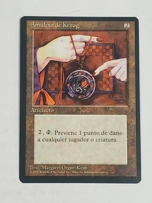 MTG Amulet of Kroog (Spanish 4th Edition (BB)/Artifact/C) - BGM - Image 1 of 2