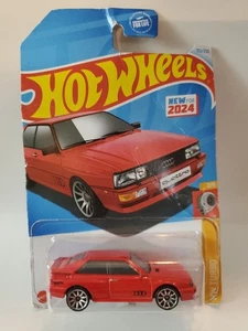 Audi Quattro 2024 2/5 Hw Turbo rojo 1:64 Hot Wheels 87 - Imagen 1 de 2
