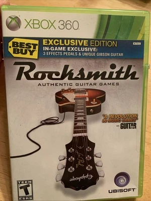 Rocksmith [Best Buy Edition] (Microsoft Xbox 360, 2011) Case & Disc No Cable - Image 1 of 4