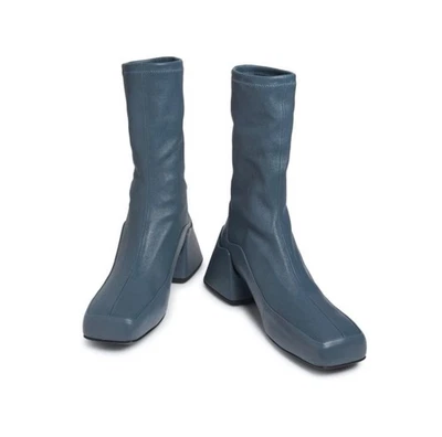 Jil Sander Leather Ankle Boots size 37.5 Retail $1480 - Image 1 of 4