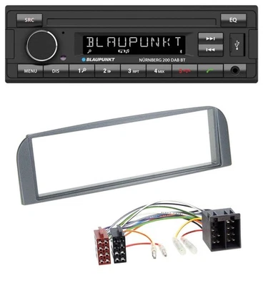 Blaupunkt USB DAB MP3 Bluetooth Autoradio für Alfa Romeo 147, GT - anthrazit - Bild 1 von 4