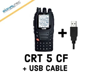 CRT 5 CF DUAL BAND TRUE DUAL RECEIVE H/H VHF & UHF & WIDEBAND RX + KABEL USB - Zdjęcie 1 z 3