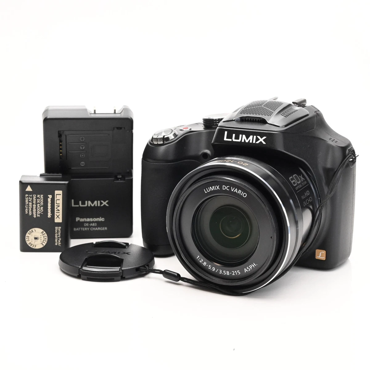 LUMIX DMC-FZ70カメラ Panasonic Lumix FZ70 デジタルカメラ 本体と