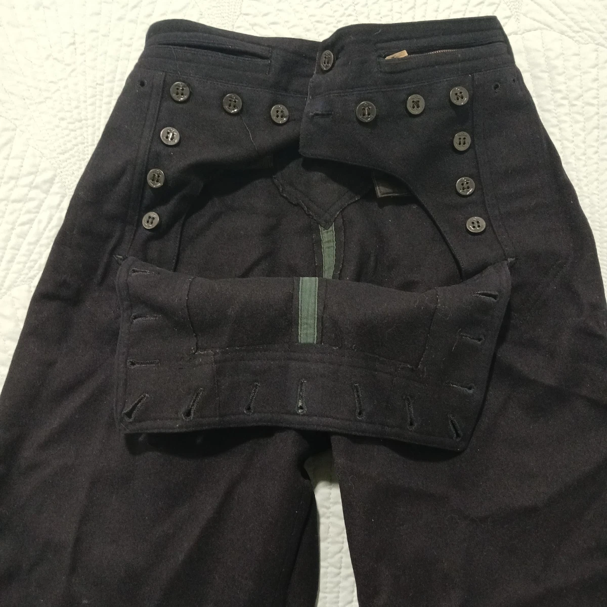 Vintage Us Navy Pants In Original Ww2 Collectible Us Uniforms for