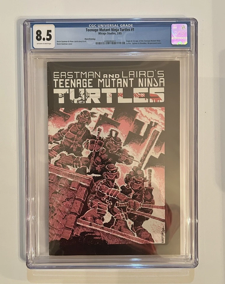 Teenage Mutant Ninja Turtles #1  3rd Print  1985 CGC 8.5  TMNT 🐢  - Image 1 of 1