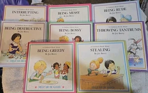 Lot of 8 -  A Children's Book About... Help Me Be Good Books by Joy Berry : VG - Bild 1 von 1