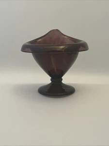 Viking Glass Jack In The Pulpit Candy Dish Amethyst MCM - Picture 1 of 4