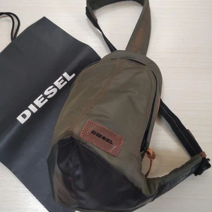 Deisel Men Diesel Good condition Olive Green Sling Body Shoulder Bag Luxury Used - Picture 1 of 20