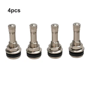 Long lasting Chrome Metal Tubeless Bolt In Valve Stems for Tires (4pcs) - Picture 1 of 12