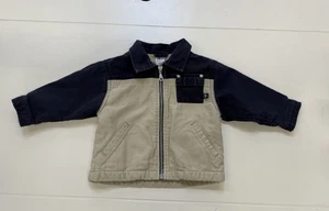VTG Gymboree Utility Jacket Youth Size 12/18 Months Corduroy Collar Snap - Picture 1 of 7