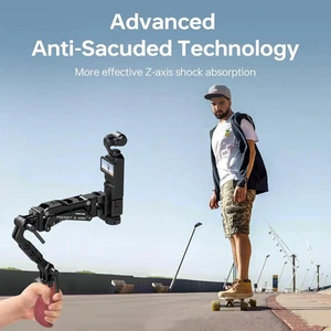 Hongtoo PK05 Handheld Shock Absorbing Arm Wooden handle grip for DJI POCKET 3 - Picture 1 of 12