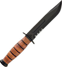 Ka-Bar U.S. Army Fighting Knife 2-5019-4 Knife. 12" overall. 7" partially serrat