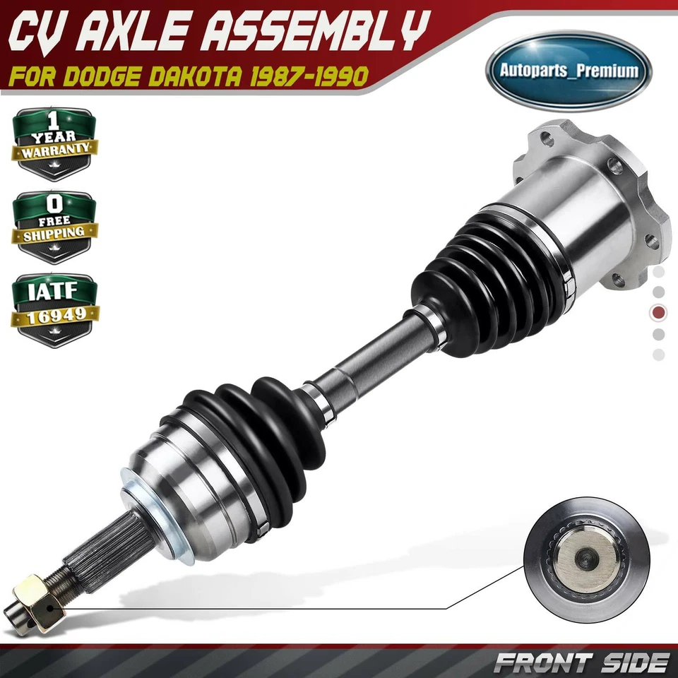 Вал оси CV в сборе для Dodge Dakota 1987 1988 1989 1990 передний левый или правый - Изображение 1 из 4