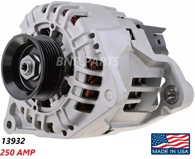 250 AMP 13932 ALTERNATOR AUDI A4 A6 ALLROAD QUATTRO S4 HIGH OUTPUT Performance - Image 1 of 2
