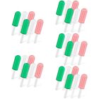 30 Pcs Popsicle Silicone Chew Chewies with Handle