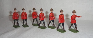 Britains Canadian Mounties ~ 7 Marching ~ Royal Canadian Mounted Police - Picture 1 of 7
