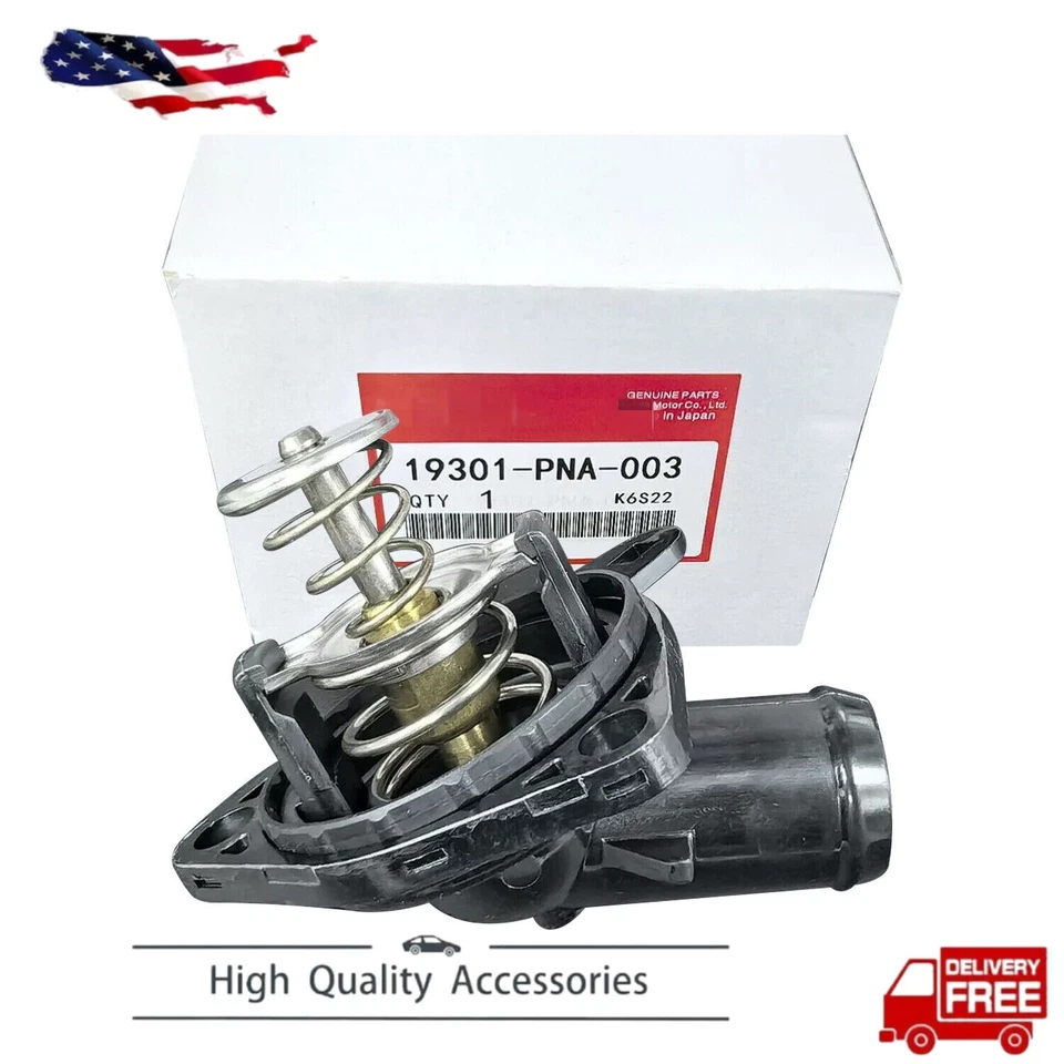 Новый оригинальный производитель термостат и прокладка для охлаждающей жидкости двигателя Honda Acura 19301-PNA-003 США - Изображение 1 из 4