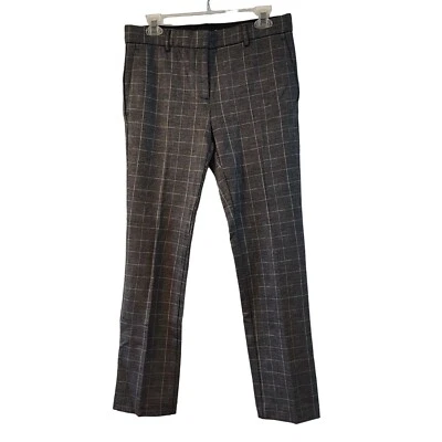 Ann Taylor черный клетку трикотажа платье брюки женщин размер 8P повседневный работы новый  - Изображение 1 из 4