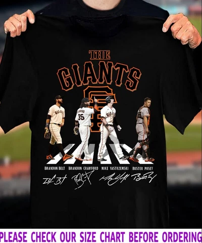 San Francisco Baseball Belt Crawford Yastrzemski Posey T-shirt Gift Fan S-3XL Cover