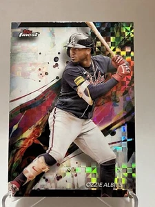 2024 TOPPS FINEST OZZIE ALBIES CHECKERBOARD REFRACTOR - Picture 1 of 3