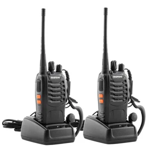 2Pcs Baofeng BF-888S 5W Two-ways Radio UHF Handheld Walkie Talkie 16 Channels - Picture 1 of 12