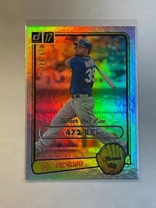 Eric Hosmer 2017 Donruss Retro Career Stat Line Foil SP Parallel #ed /472 Royals