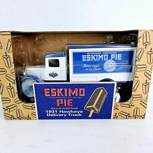 1931 Hawkeye Delivery Truck Bank Eskimo Pie Die Cast Metal Ertl 1996 Collectable - Picture 1 of 14