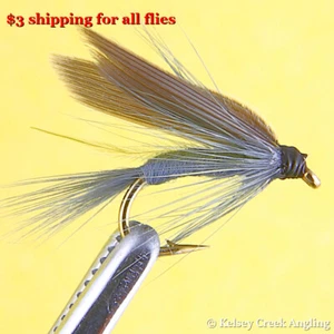 1 Dutzend (12) Blue Dun Nassfliege, Nassfliegen, Nymphe - Bild 1 von 1