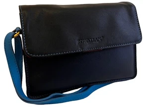 Rowallan Of Scotland Small Leather Rainbow Coloured 3 Section Crossbody Bag 2794 - Picture 1 of 8