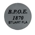 Stuart, FL Trade Token: B.P.O.E. 1870 Premium
