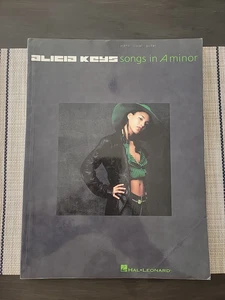 - ALICIA KEYS SONGS IN A MINOR NOTE BOOK - PIANO VOCAL GUITAR - EMI MUSIC - Picture 1 of 14