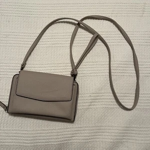 Relic Grey - Beige Small Matte Crossbody Bag - Purse - Picture 1 of 8