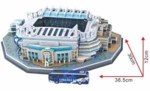 Réplica modelo rompecabezas Chelsea Stamford Bridge Stadium 3D regalo - Imagen 1 de 3