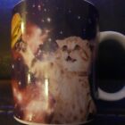 Cat in Space Mug Novelty Gift Burger Animal Printed Coffee Tea sale