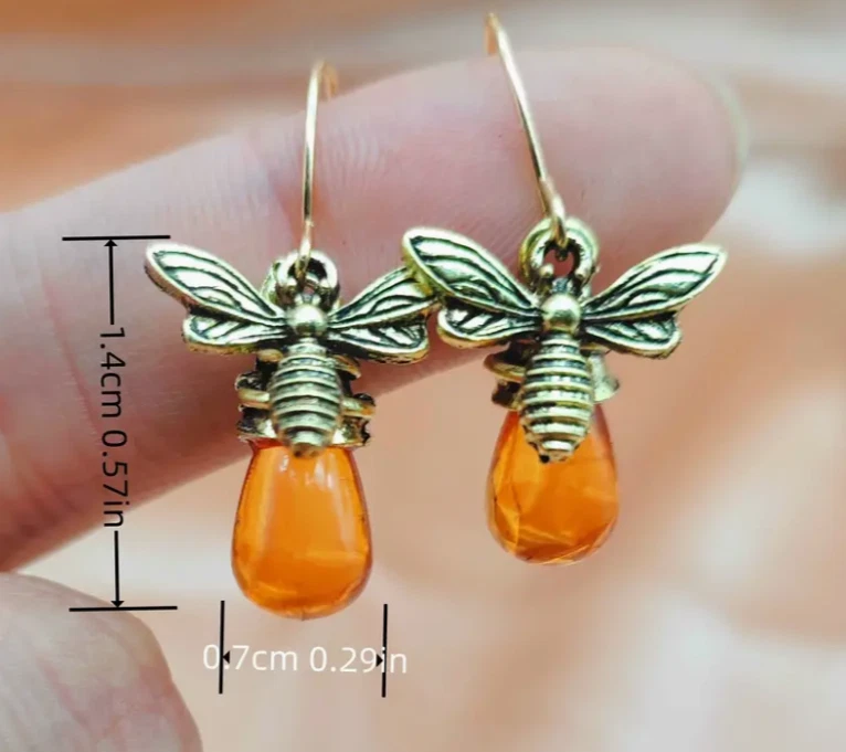 Pendientes Abeja Insecto Moda Joyería NUEVO Envío Gratis Foto 1 de 1