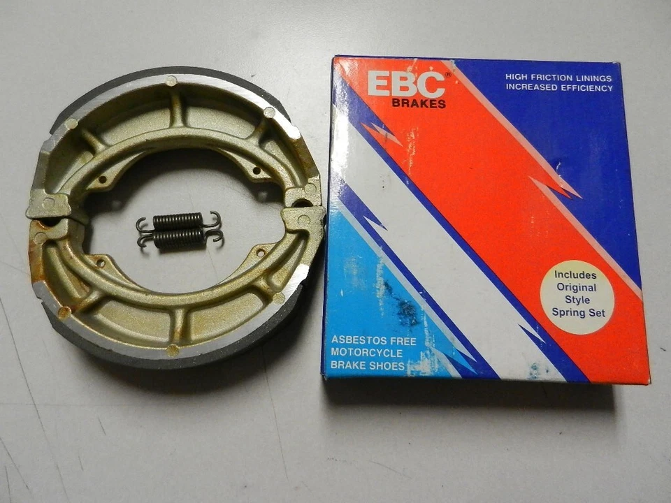 Zapata de freno NOS EBC compatible con: Kawasaki 80-82 KDX175 83-84 KDX250 76-83 KE125 EBC602 Foto 1 de 4