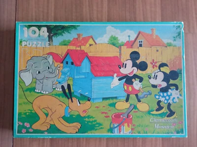 Walt Disney puzzle vintage n. 104 pezzi - Clementoni - Immagine 1 di 4