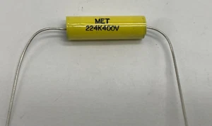 Condensatore in film di poliestere metallizzato MET piombo assiale 0,22uf/400v, 224K400 - Foto 1 di 2