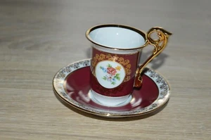 1 Sammeltasse Gedeck Mokkatasse KÖNITZ PORZELLAN /gebraucht Made in GDR  - Bild 1 von 3