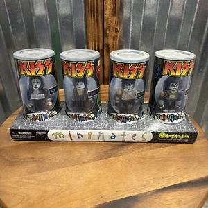 Retro Kiss Minimates 4 figure Set Art Asylum 2002 inlcudes Ace Gene Peter & Paul - Picture 1 of 4