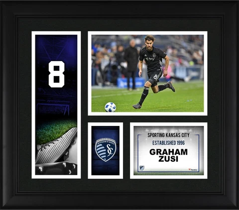 Graham Zusi Sporting Kansas City Framed 15" x 17" Player Collage Cover