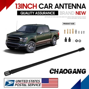 For FORD F-150 F-250 2009-2024 AM FM Black Short Car Radio Antenna w/ Screws 13" - Picture 1 of 10